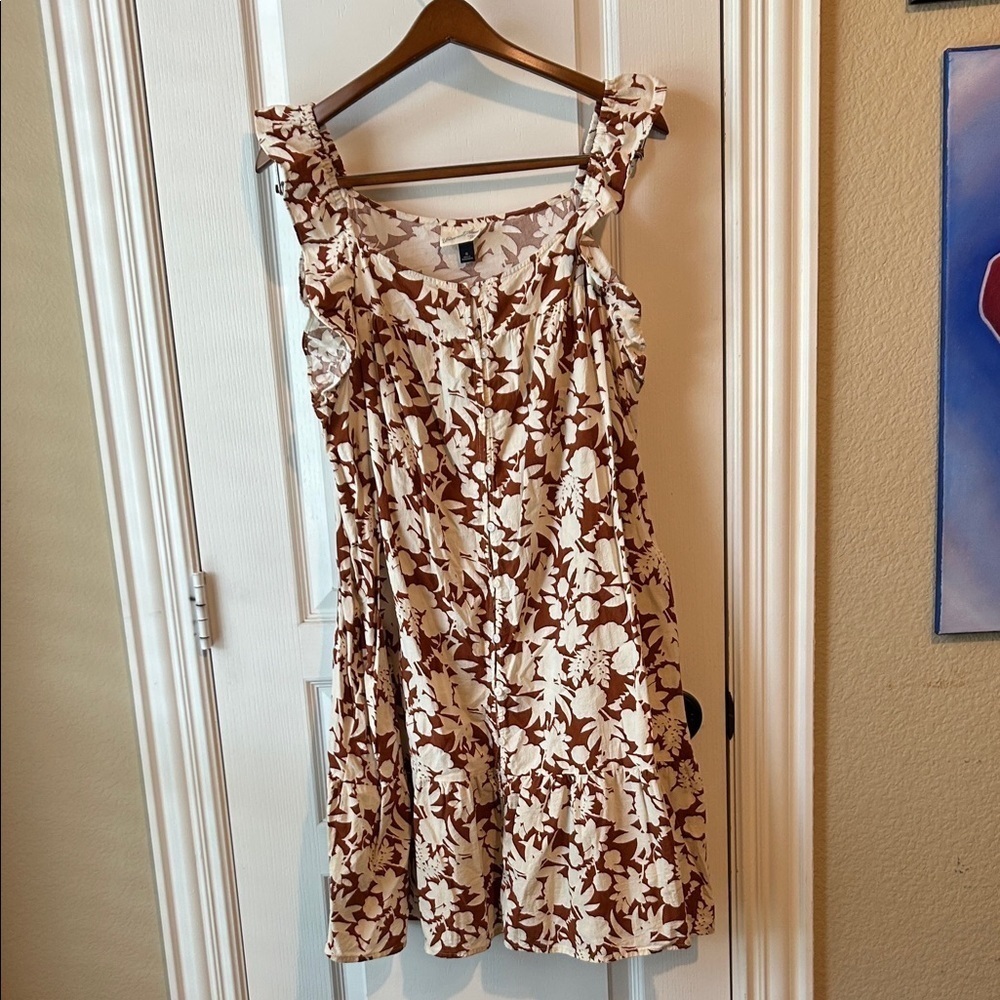 Set of 2! Universal thread Floral Sleeveless Dresses resort vacation preppy boho - Picture 5 of 7